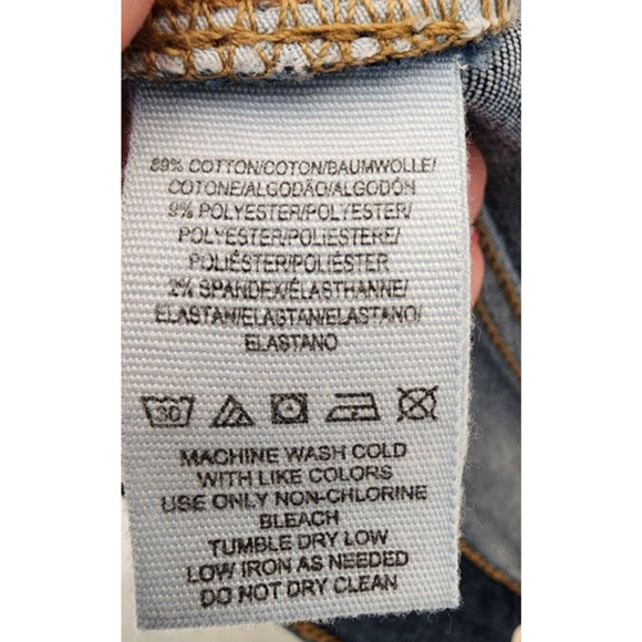 Free People Embroidered Bird Raw Hem Skinny Jeans Sz 28 Peacock Floral - Picture 12 of 15